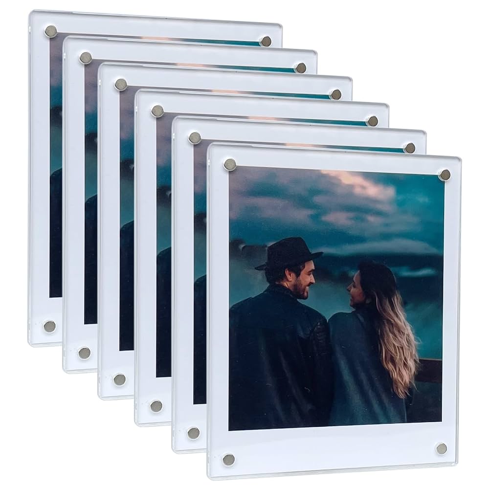 Amazon.com - SULEPE Magnetic Polaroid Picture Frame 3.5x4.25